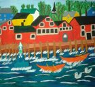 Folk art painting Lunenberg