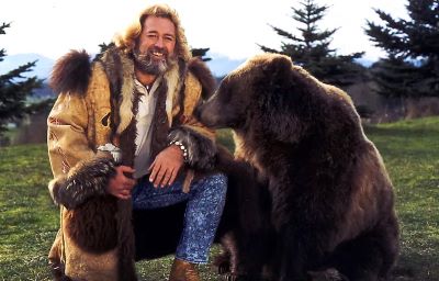 Dan Haggerty and Bozo Bear 