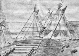 harwood steele sketch tipis railway