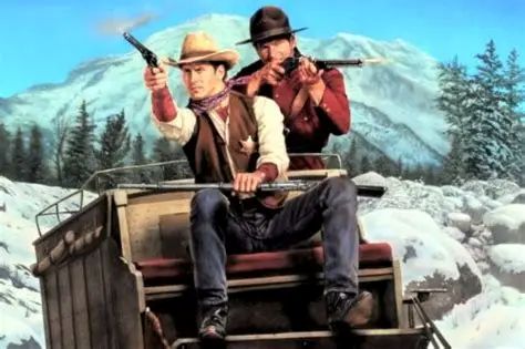 Keith Birdsong cover art Brothers in Blood Mountie fiction by Ed Gorman