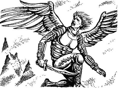 ORNITHANTHROPUS Winged Human in Dream, Myth, Religion & Literature ornithanthropus artwork b alan burhoe