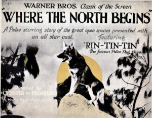 DOGS IN MOVIES: Rin-Tin-Tin – The Dog Who Saved Hollywood Rin-Tin-Tin movie poster - Rinty in the Canadian Mounties