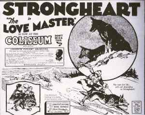 Strongheart dog movie poster