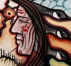 WOODLAND CREE HISTORY Hunters, Trappers, Scouts, Soldiers, Residential Students, Entrepreneurs Tim Whiskeychan Cree artist