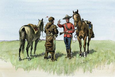 BENTON OF THE ROYAL MOUNTED by Ralph S Kendall – Book Review – LUCK Royal Canadian Constable Mountie or red coat or mounted police met an Indian traveler to the northern plains Frederic Remington