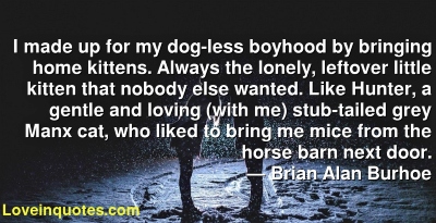 Brian Alan Burhoe - creator of Civilized Bears - Love quote