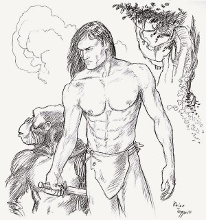 Tarzan drawing on Civilized Bears